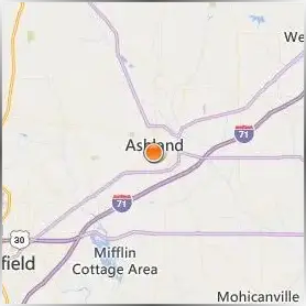 Ashland University Location Map Ashland University Location Map