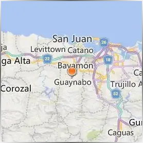 Caribbean University Bayamon Location Map Caribbean University Bayamon Location Map