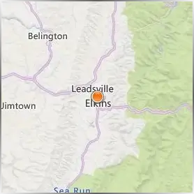 Davis & Elkins College Location Map
