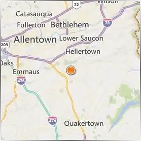 DeSales University Location Map