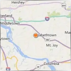 Elizabethtown College Location Map Elizabethtown College Location Map