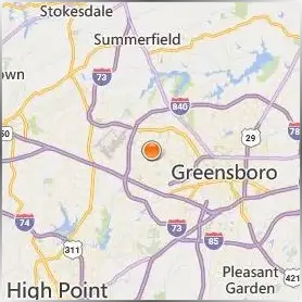 Guilford College Location Map Guilford College Location Map