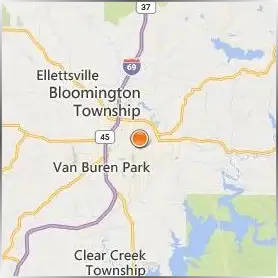 Indiana University Bloomington Location Map Indiana University Bloomington Location Map