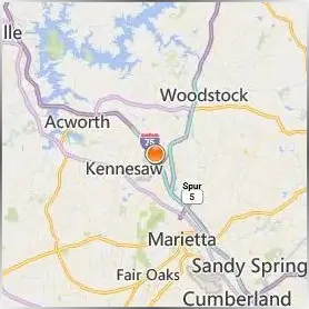 Kennesaw State University Location Map Kennesaw State University Location Map