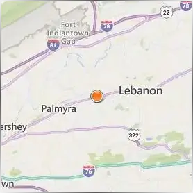Lebanon Valley College Location Map Lebanon Valley College Location Map