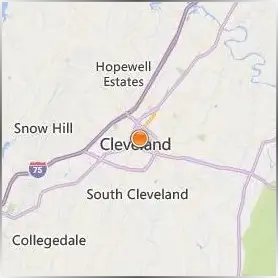 Lee University Location Map Lee University Location Map
