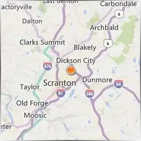 Marywood University Location Map