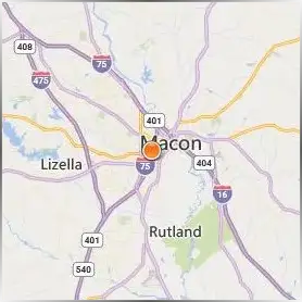 Mercer University Location Map Mercer University Location Map