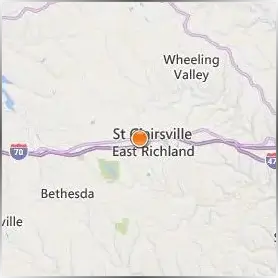 Ohio University Eastern Location Map