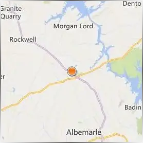 Pfeiffer University Location Map Pfeiffer University Location Map