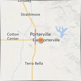 Porterville College Location Map Porterville College Location Map
