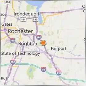 St. John Fisher University Location Map
