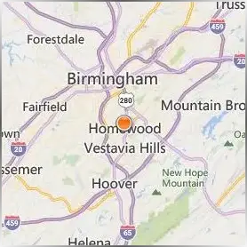 Samford University Location Map Samford University Location Map
