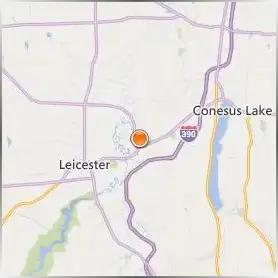 SUNY College at Geneseo Location Map