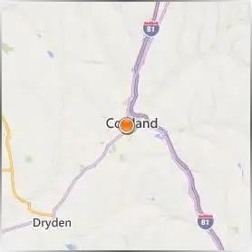 SUNY Cortland Location Map SUNY Cortland Location Map