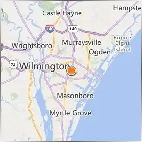 University of North Carolina Wilmington Location Map University of North Carolina Wilmington Location Map