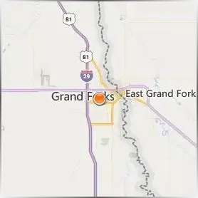 University of North Dakota Location Map University of North Dakota Location Map