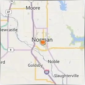 University of Oklahoma Norman Location Map University of Oklahoma Norman Location Map